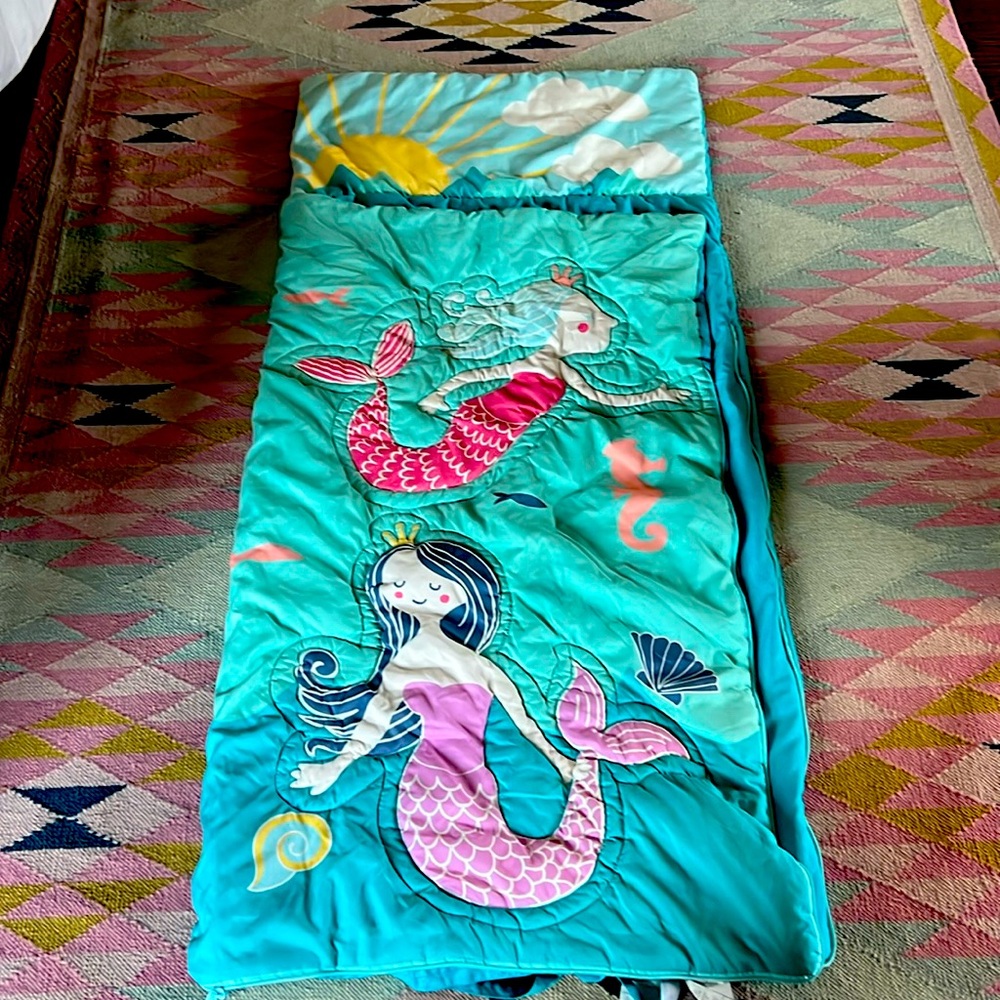 Little kid mermaid sleeping bag